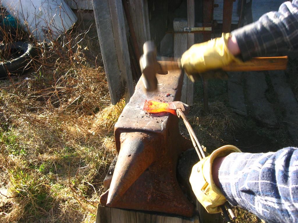 a hatchet Fire, hammer and anvil Woodworking / Hobby Shop Handyman WIRE Handyman USA